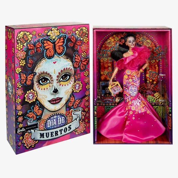 NRFB Mattel, Barbie Signature 2023 Día De Muertos Doll Collectible, NIB NWT - Picture 2 of 9